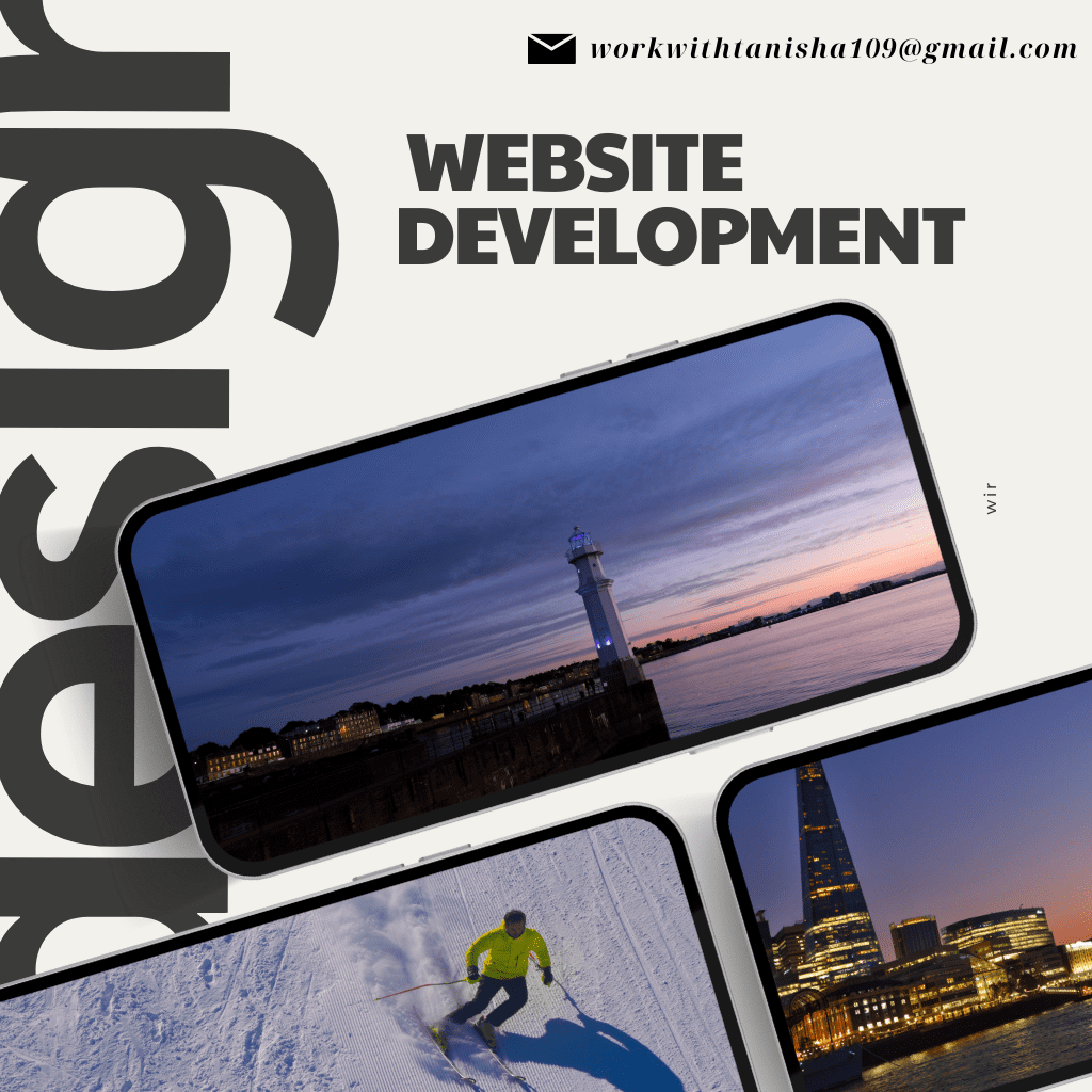 This image depicts that we provide website design and development services